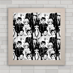 QUADRO DECORATIVO MULHERES EM PRETO E BRANCO - comprar online