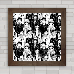 QUADRO DECORATIVO MULHERES EM PRETO E BRANCO na internet