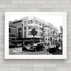 QUADRO RETRÔ NEW YORK GAS STATION 1940 - comprar online