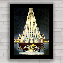 QUADRO DECORATIVO NEW YORK RCA BUILDING 1930s