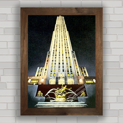 QUADRO DECORATIVO NEW YORK RCA BUILDING 1930s na internet