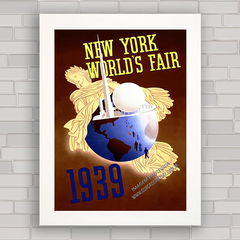 QUADRO VINTAGE NEW YORK WORLD'S FAIR 1939 2 - comprar online