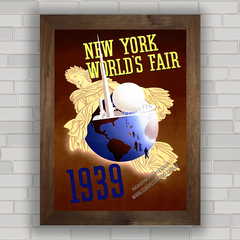 QUADRO VINTAGE NEW YORK WORLD'S FAIR 1939 2 na internet