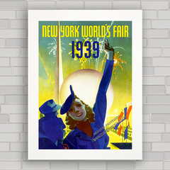 QUADRO DECORATIVO NEW YORK WORLD'S FAIR 1939 - comprar online