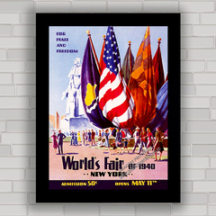 QUADRO VINTAGE NEW YORK WORLD'S FAIR 1940 2