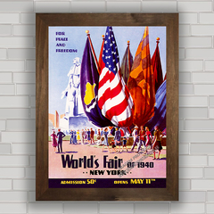 QUADRO VINTAGE NEW YORK WORLD'S FAIR 1940 2 na internet