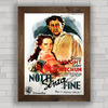 QUADRO DE CINEMA FILME NOTTE SENZA FINE 1947