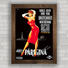 QUADRO DE CINEMA FILME PARIGINA - UMA PARISIENSE na internet
