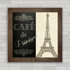 QUADRO DECORATIVO PARIS 1 - CAFÉ EIFFEL na internet