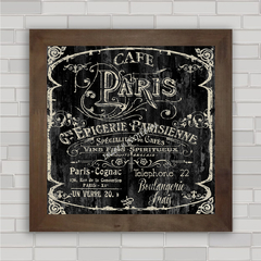 QUADRO DECORATIVO PARIS 2 - CAFÉ PARISIENNE na internet