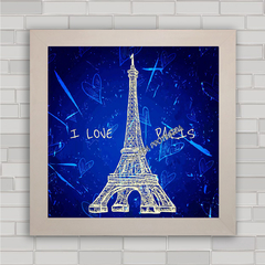 QUADRO DECORATIVO PARIS 75 LOVE PARIS - comprar online