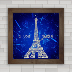 QUADRO DECORATIVO PARIS 75 LOVE PARIS na internet