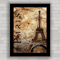 QUADRO VINTAGE PARIS EIFFEL ART - comprar online