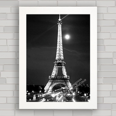 QUADRO RETRÔ PARIS EIFFEL CLAIR DE LUNE 3 - comprar online