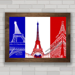 QUADRO DECORATIVO PARIS EIFFEL DRAPEAU na internet