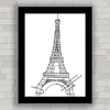 QUADRO DECORATIVO PARIS EIFFEL NOIR ET BLANC 7