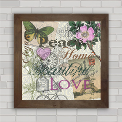 QUADRO DECORATIVO PAZ E AMOR