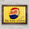 QUADRO DECORATIVO PEPSI COLA H012