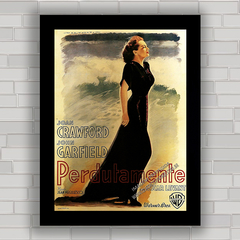 QUADRO DE CINEMA FILME PERDUTAMENTE 1946 - comprar online