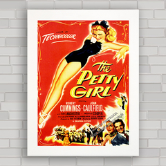 QUADRO DE CINEMA FILME PETTY GIRL 1950 2 - comprar online