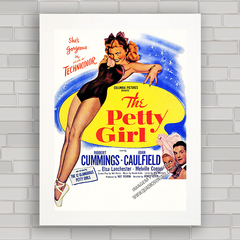 QUADRO DE CINEMA FILME PETTY GIRL 1950 - comprar online