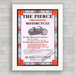 QUADRO DECORATIVO PIERCE MOTORCYCLE 1909 - comprar online