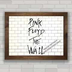 QUADRO DECORATIVO PINK FLOYD THE WALL na internet