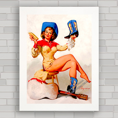 QUADRO VINTAGE PIN-UP 10 ELVGREN na internet