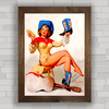 QUADRO VINTAGE PIN-UP 10 ELVGREN