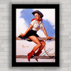 QUADRO VINTAGE PIN-UP 3 ELVGREN