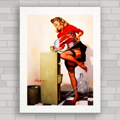 QUADRO VINTAGE PIN-UP 4 ELVGREN