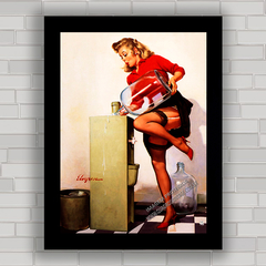 QUADRO VINTAGE PIN-UP 4 ELVGREN na internet