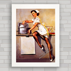 QUADRO VINTAGE PIN-UP 6 ELVGREN - comprar online