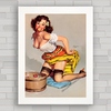 QUADRO VINTAGE PIN-UP 9 ELVGREN 1957