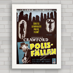 QUADRO DE CINEMA FILME POLIS FALLAN 1952 - comprar online