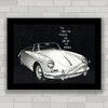 QUADRO DECORATIVO CARRO PORSCHE 356 1961