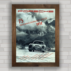 QUADRO DECORATIVO PORSCHE 356 RACING 1952 na internet