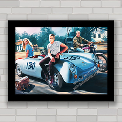 QUADRO DECORATIVO PORSCHE 550 JAMES DEAN