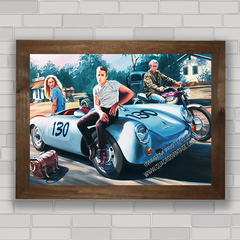 QUADRO DECORATIVO PORSCHE 550 JAMES DEAN na internet