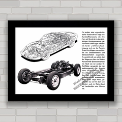 QUADRO DECORATIVO PORSCHE 904 CUT