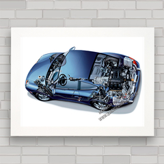 QUADRO DECORATIVO PORSCHE 911 CARRERA COUPÉ - comprar online