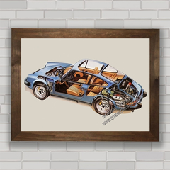 QUADRO DECORATIVO PORSCHE 911 CUTWAY 1979 na internet