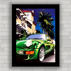 QUADRO DECORATIVO PORSCHE 911 PÔSTER