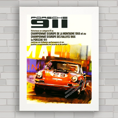 QUADRO DECORATIVO PORSCHE 911 RALLYE na internet