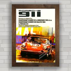 QUADRO DECORATIVO PORSCHE 911 RALLYE