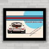 QUADRO DECORATIVO PORSCHE 911 RSR MARTINI