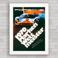 QUADRO DECORATIVO PORSCHE 917 GULF 1970 - comprar online