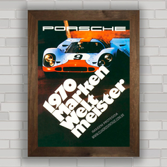 QUADRO DECORATIVO PORSCHE 917 GULF 1970 na internet