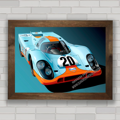 QUADRO DECORATIVO PORSCHE 917 GULF 20 na internet