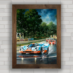 QUADRO DECORATIVO PORSCHE 917 GULF LE MANS 1970 na internet